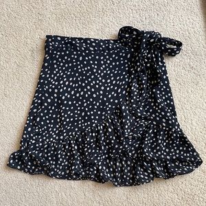 Urban Outfitters Polka Dot Wrap Skirt